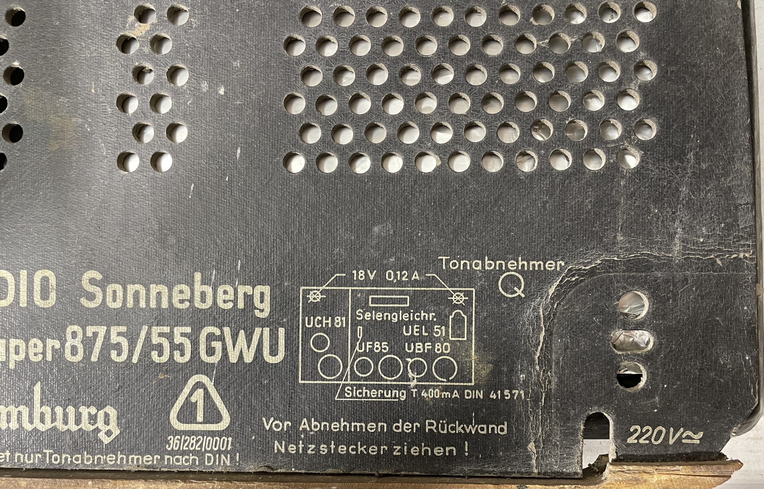 Sonneberg Naumburg 875/55GWU