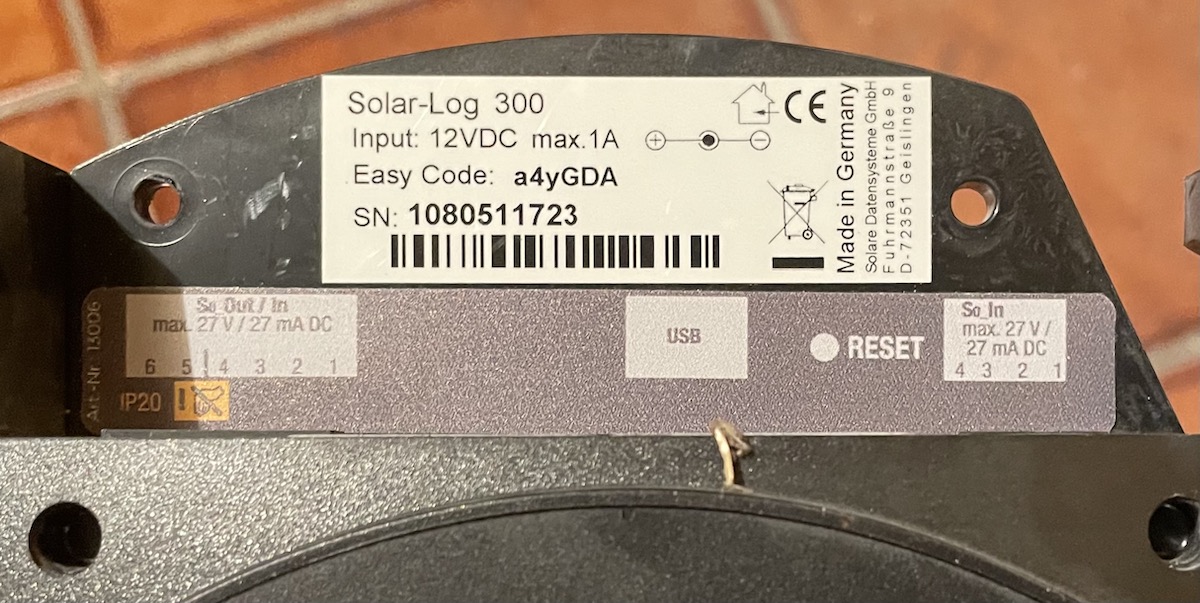 Reparatur Solar-Log 300