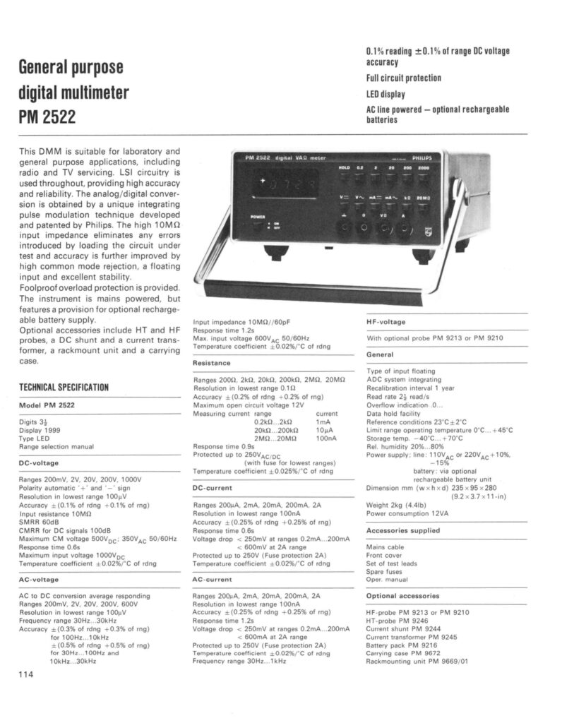 Philips PM 2522