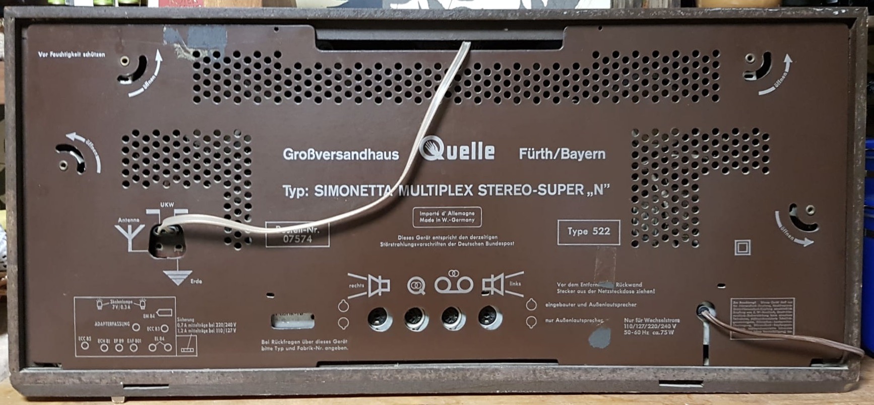 Simonetta Multiplex Stereo-Super N