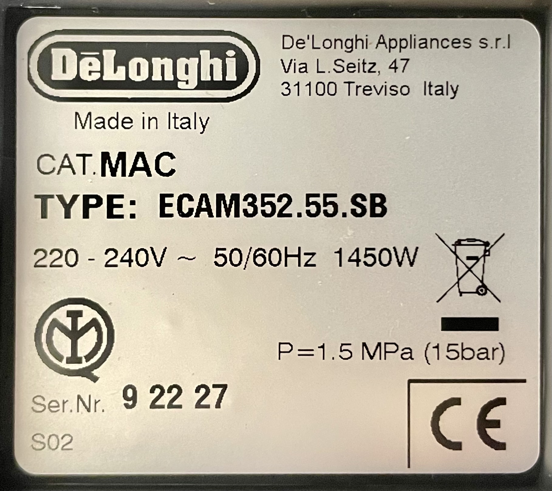 DeLonghi Dinamica