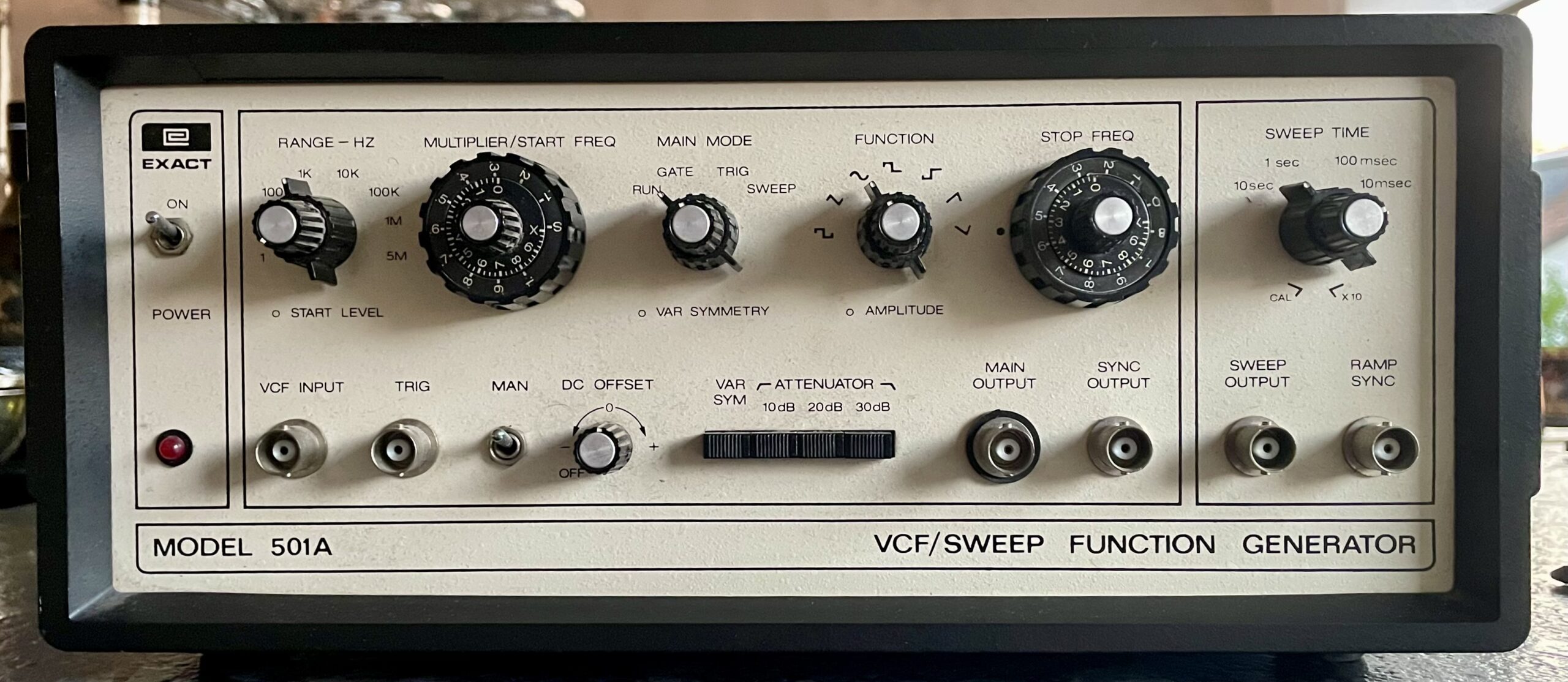 Exact 501A Function Generator