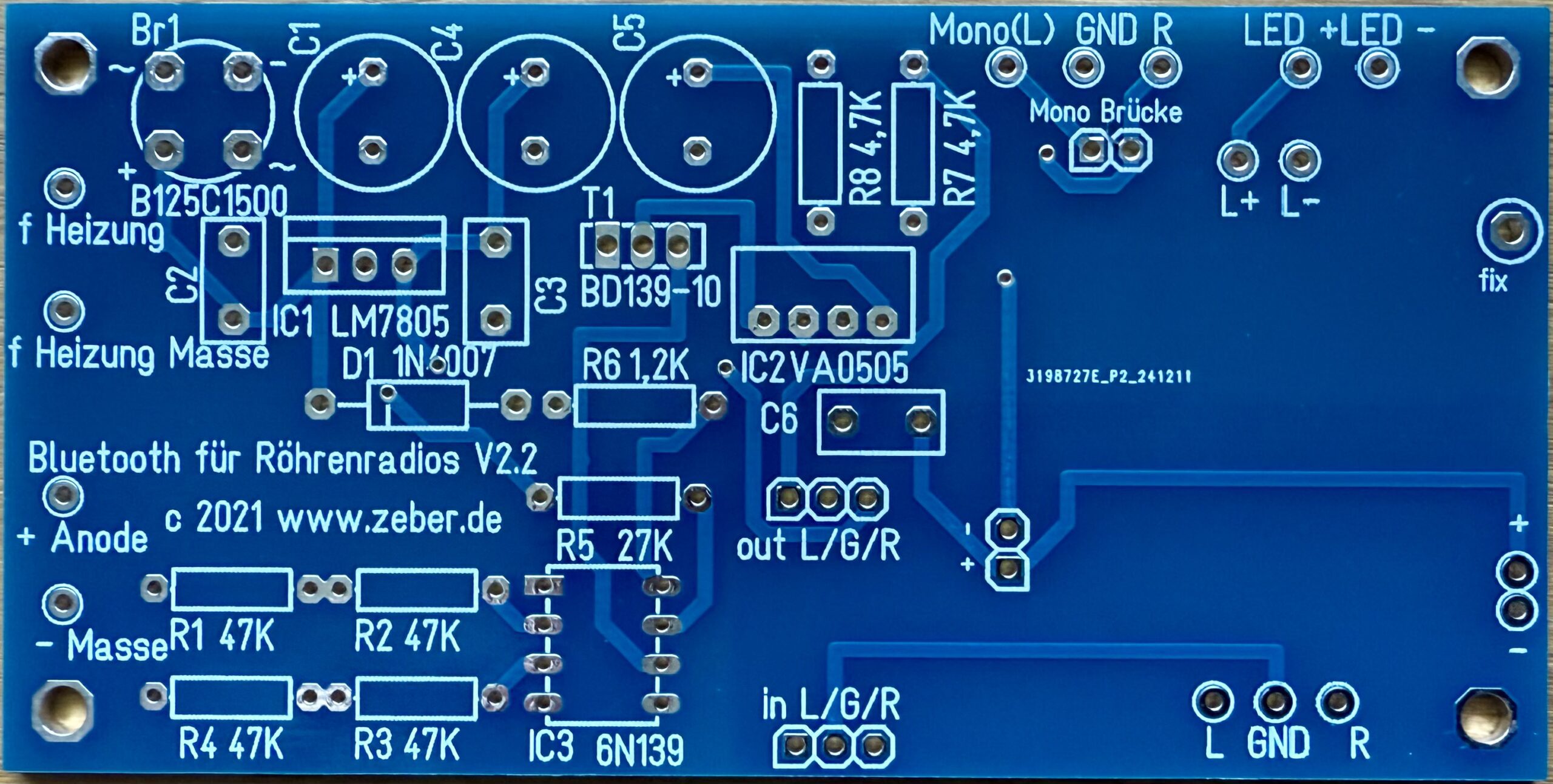 Bluetooth-Bausatz für Röhrenradios