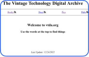 Vintage Technology Digital Archive