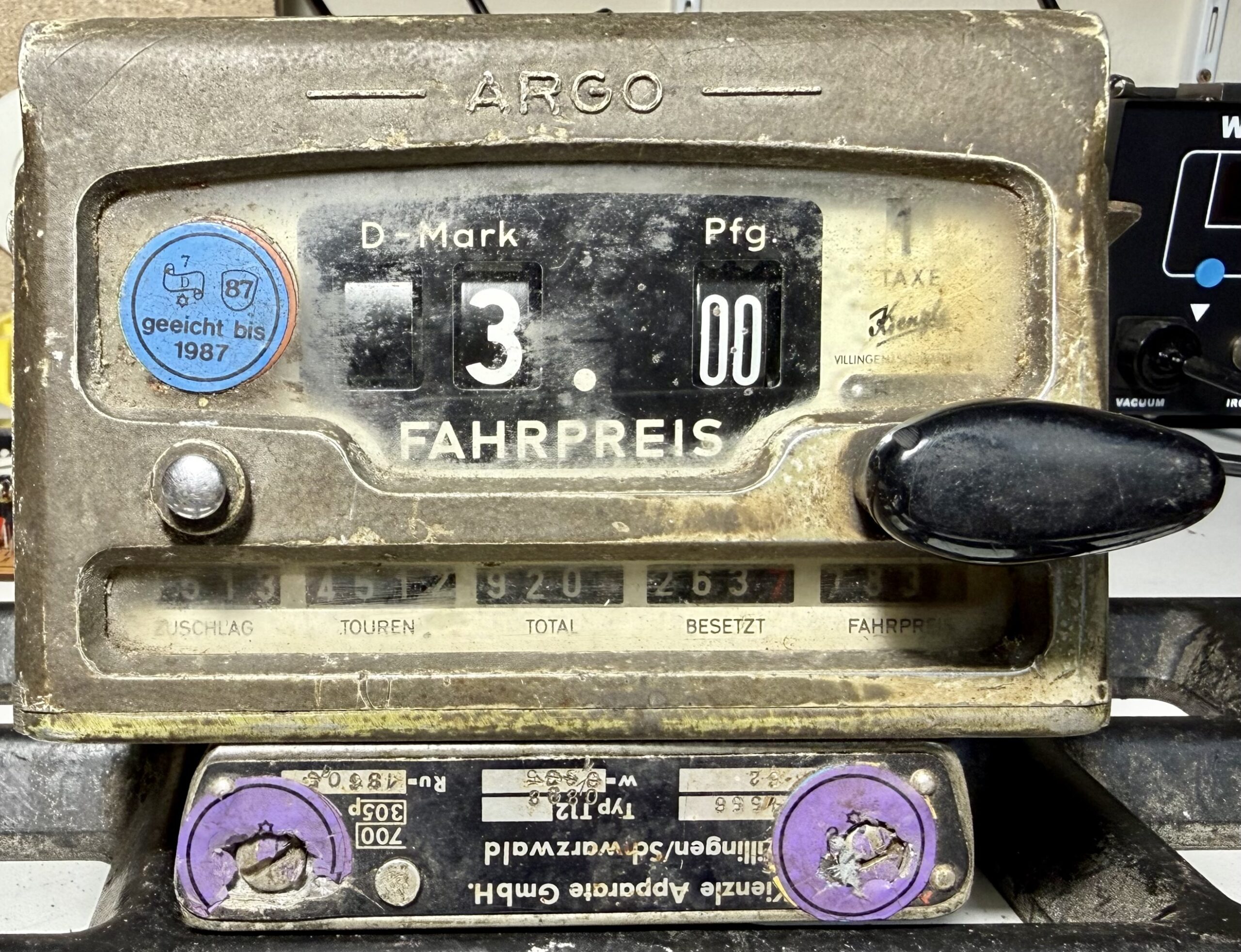 Taxi fahren in den 60ern