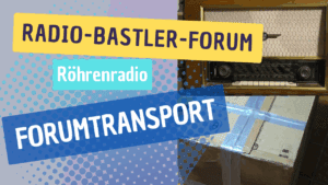 Ein Radio geht auf Reisen