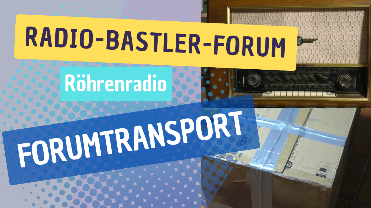 Ein Radio geht auf Reisen