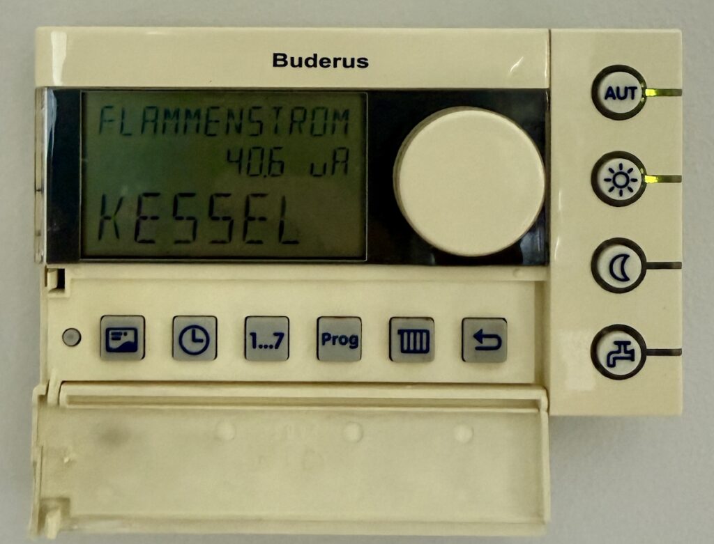 Wartung Flammenstrom
